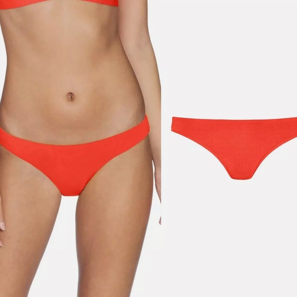 NWT Robin Piccone Bikini Bottom Ava Clean Finish Sunrise - Picture 1 of 7
